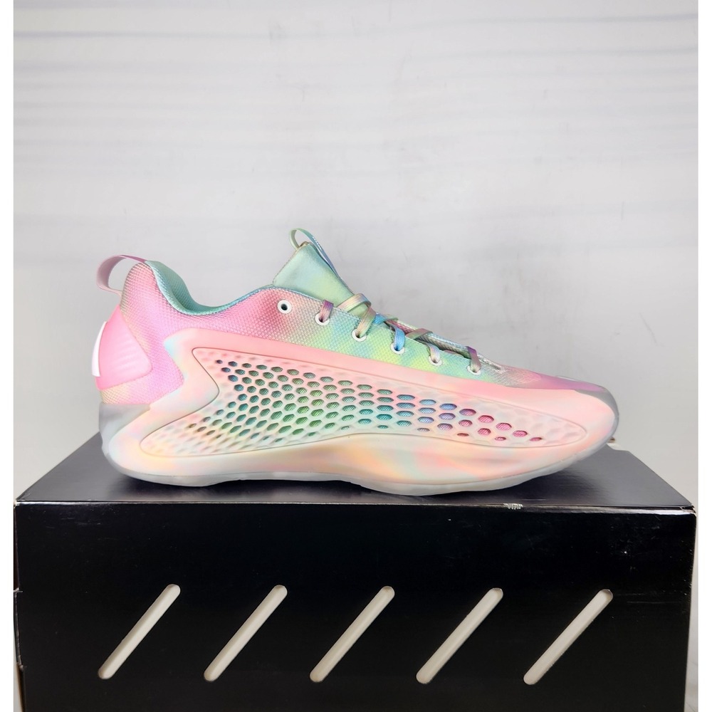 Adidas Anthony Edwards 1 Low Basketball Shoes Mens Size 11 Multicolor Mural
